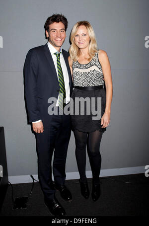 Josh Radnor and Malin Akerman 'Meet the Filmmaker' event for the new film 'Happythankyoumoreplease' at the Apple Soho Store New York City, USA - 01.03.11 Stock Photo