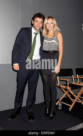 Josh Radnor and Malin Akerman 'Meet the Filmmaker' event for the new film 'Happythankyoumoreplease' at the Apple Soho Store New York City, USA - 01.03.11 Stock Photo