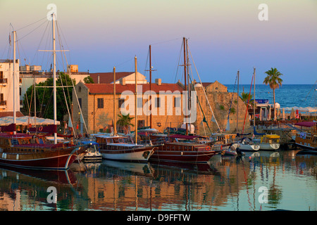 Kyrenia Harbour, Kyrenia, North Cyprus, Cyprus Stock Photo