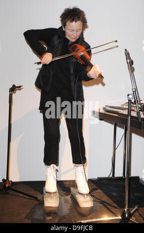 Laurie Anderson  performs 'Duets On Ice' at Barbican Centre London, England- 03.03.11 Stock Photo