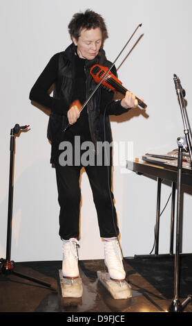 Laurie Anderson  performs 'Duets On Ice' at Barbican Centre London, England- 03.03.11 Stock Photo