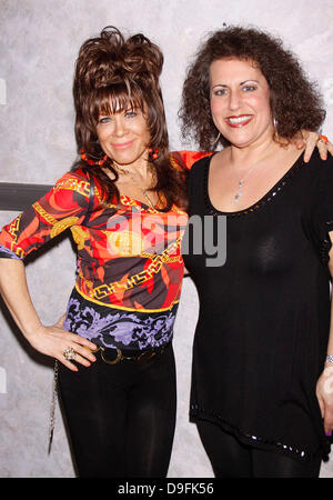 Ilene Kristen in costume as Aunt Toniann and Randi Kaplan Backstage at the Off-Broadway comedy 'My Big Gay Italian Wedding' at St. Luke's Theatre New York City, USA - 03.03.11 Stock Photo