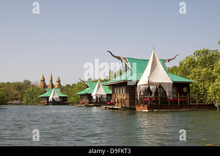 Mandina Lodge, Makasutu Forest, near Banjul, Gambia, West Africa, Africa Stock Photo