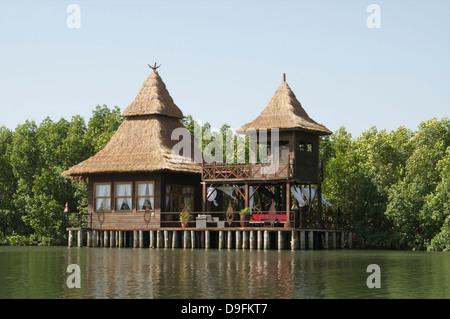 Mandina Lodge, Makasutu Forest, near Banjul, Gambia, West Africa, Africa Stock Photo