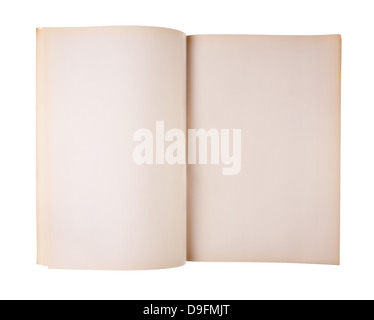 Blank Notebook isolated on white background. Copy Space Stock Photo - Alamy