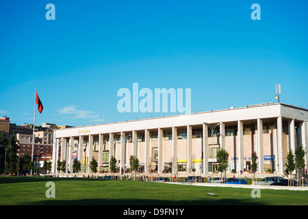 Theatre of Opera and Ballet, Tirana, Albania Stock Photo