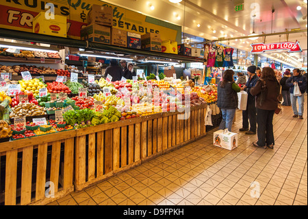 Pikes Place Market, Seattle, Washington State, USA Stock Photo