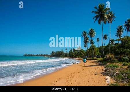 Luquillo Beach, Puerto Rico, West Indies, Caribbean Stock Photo