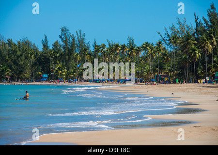 Luquillo Beach, Puerto Rico, West Indies, Caribbean Stock Photo