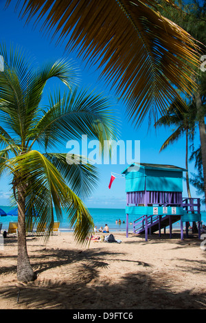 Luquillo Beach, Puerto Rico, West Indies, Caribbean Stock Photo