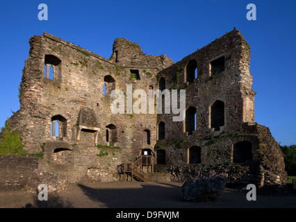 13th Century Castle built by Dermot MacMurrough and destroyed by Cromwell in 1649, Ferns, County Wexford, Ireland Stock Photo