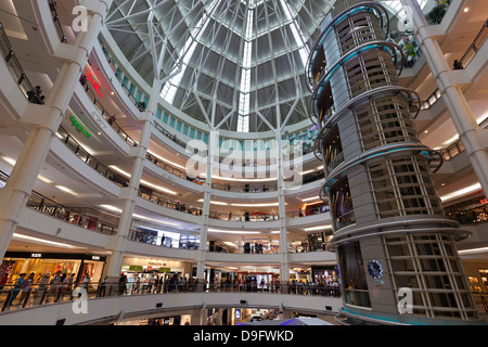 Suria KLCC shopping mall next to the Petronas Towers, Kuala Lumpur, Malaysia, Southeast Asia Stock Photo