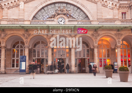 Gare de L'Est Railway station in Paris, France Stock Photo