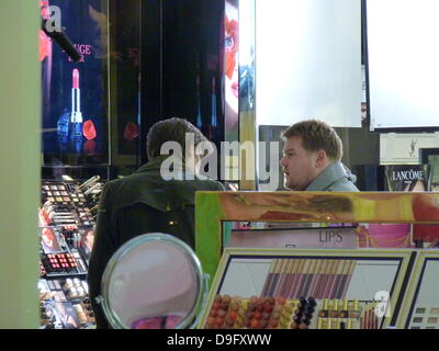 James Corden returns to Dr Who to reprise the role of Craig Owens.     The Gavin and Stacey star has begun filming a scene, alongside Matt Smith, for the provisionally titled episode 'The Lodger 2' - in a department store in Cardiff, Wales. Scheduled for episode 12 of the sixth season of the BBC sci-fi show, another 'old familiar character' has been spotted on the set - a Cybermat! Stock Photo