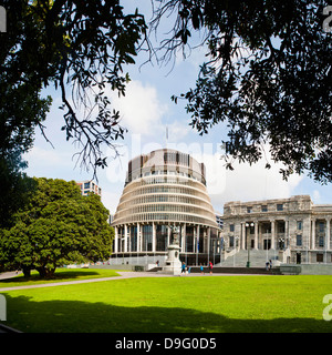 Beehive, the New Zealand Parliament Buildings, Wellington, North Island, New Zealand