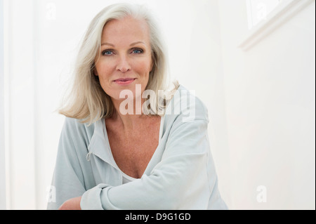 Portrait of a woman smiling Stock Photo