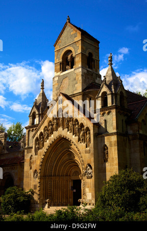 Church of Jak, Vajdahunyad Castle, Budapest, Hungary Stock Photo