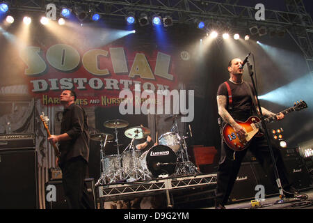 Social Distortion The 2011 Soundwave Festival in Bonython Park Adelaide, Australia - 05.03.11 Stock Photo