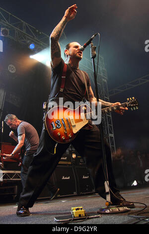 Social Distortion The 2011 Soundwave Festival in Bonython Park Adelaide, Australia - 05.03.11 Stock Photo