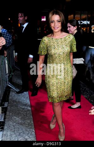 Adriana Fonseca Red carpet screening of 'Battle: Los Angeles' at Regal South Beach Miami Beach Florida - 07.03.11 Stock Photo