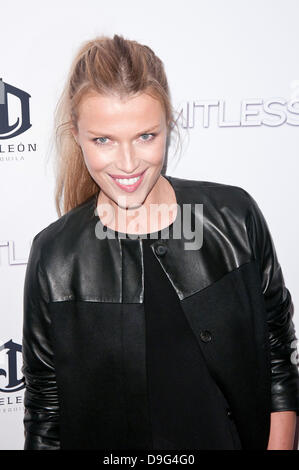 Veronica Varekova  The New York Premiere of 'Limitless' - Inside Arrivals  New York City, USA - 08.03.11 Stock Photo