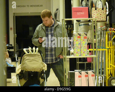 James Corden returns to Dr Who to reprise the role of Craig Owens.    The Gavin and Stacey star has begun filming a scene, alongside Matt Smith, for the provisionally titled episode 'The Lodger 2' - in a department store in Cardiff, Wales. Scheduled for episode 12 of the sixth season of the BBC sci-fi show, another 'old familiar character' has been spotted on the set - a Cybermat! Stock Photo