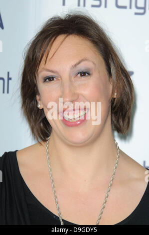 Miranda Hart at the First Light Awards at Odeon Leicster Square in