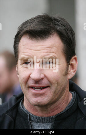 Sir Nick Faldo  Goodwood Press Day 2011 held at Goodwood House West Sussex, England - 17.03.11 Stock Photo