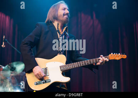 Tom Petty and The Heartbreakers perform at Budweiser Gardens in London Ontario, on June 18, 2013. The sold out concert was the only Canadian date on the bands 2013 concert tour. Stock Photo