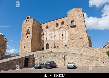 Castello Ventimiglia, Castelbuono, Sicily, Italy Stock Photo