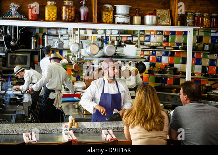 Machneyuda restaurant, Jerusalem, Israel. Stock Photo