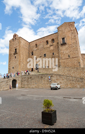 Castello Ventimiglia, Castelbuono, Sicily, Italy Stock Photo