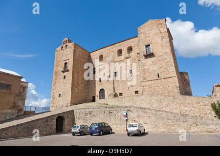 Castello Ventimiglia, Castelbuono, Sicily, Italy Stock Photo