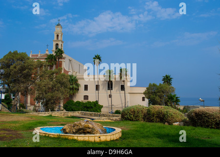 Catholic Church of St.Peter in Old Yaffo city,Tel Aviv,Israel Stock Photo