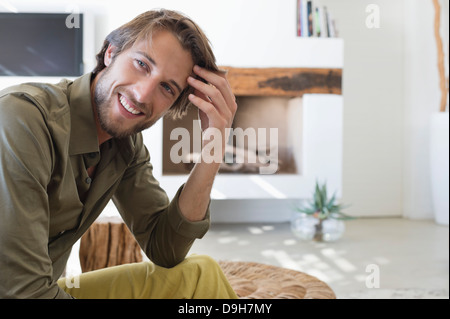 Portrait of a man smiling Stock Photo