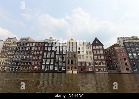 Amsterdam canal houses  Stock Photo