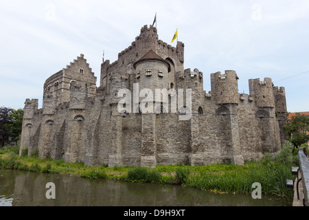 Gravensteen Castle in Gent, Belgium Stock Photo