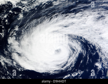 September 30, 2012 - Hurricane Nadine over the Atlantic Ocean. Stock Photo