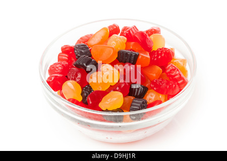 Tasty Organic Fruit Gummy Snacks for Kids Stock Photo