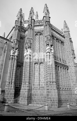 TOLEDO - MARCH 8: East facade of Monasterio San Juan de los Reyes or Monastery of Saint John of the Kings Stock Photo