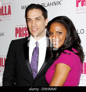 Will Swenson and Audra McDonald Opening night after party for the Broadway musical production of 'Priscilla Queen Of The Desert' held at Pier 60 at Chelsea Piers.  New York City, USA - 20.03.11 Stock Photo