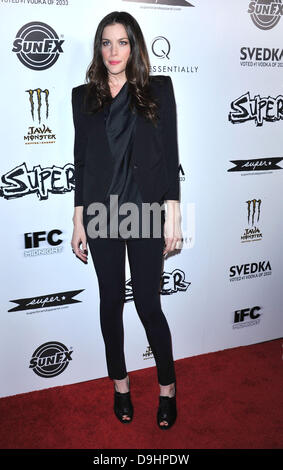Liv Tyler Los Angeles premiere of 'Super' held at The Egyptian Theatre - Arrivals Los Angeles, California - 21.03.11 Stock Photo