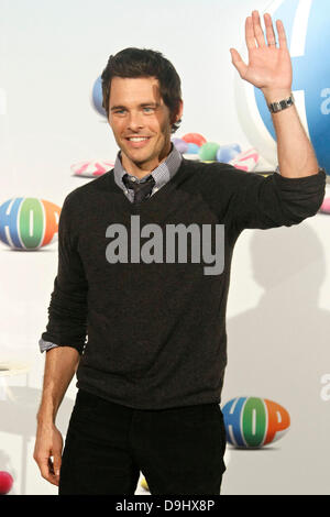 James Marsden attends a photocall for the animated comedy 'Hop' in Madrid Madrid, Spain - 24.03.11  Stock Photo