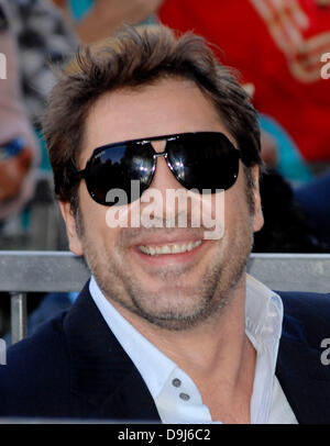 Javier Bardem Penelope Cruz receives a star on the Hollywood Walk of Fame, held on Hollywood Boulevard Los Angeles, California - 01.04.11 Stock Photo
