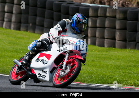 Graham Masheder, Yamaha 350, motorcycle racing, classic motorcycle racing Stock Photo