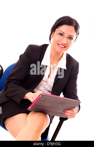 Businesswoman With Tablet Stock Photo