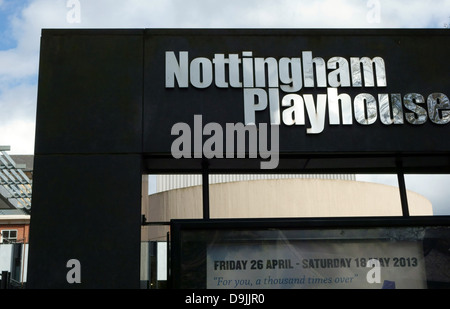 Nottingham Playhouse theatre, Nottingham, England Stock Photo