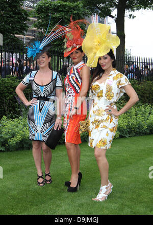 Ascot, Berkshire, UK. 20th June,2013: Racegoers attend day two of Royal Ascot at Ascot Racecourse in Ascot, England. © WFPA/Alam Stock Photo