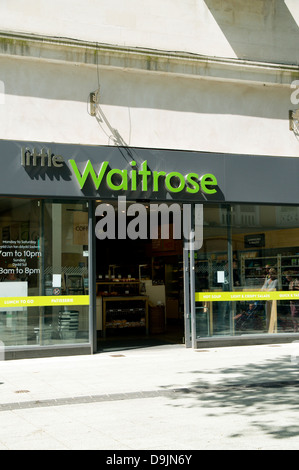 little waitrose shop queen street cardiff wales. Stock Photo