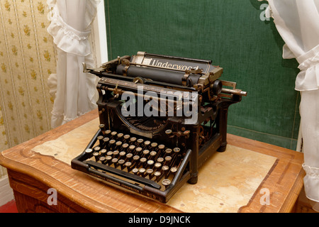 Underwood number 5 typewriter manufactured starting in 1901 Stock Photo